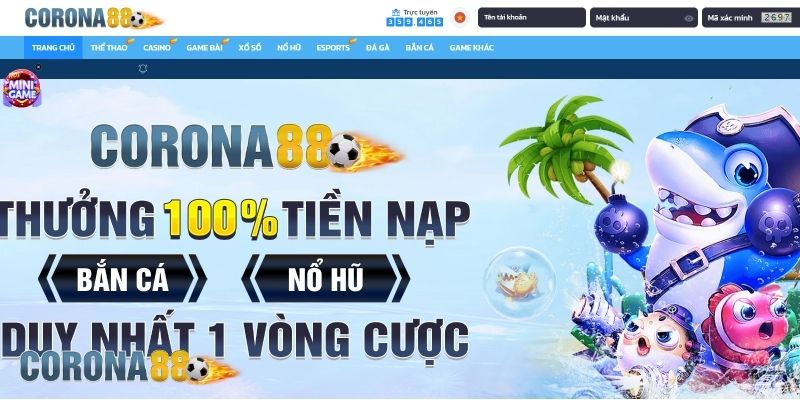 Cách đăng nhập Corona88